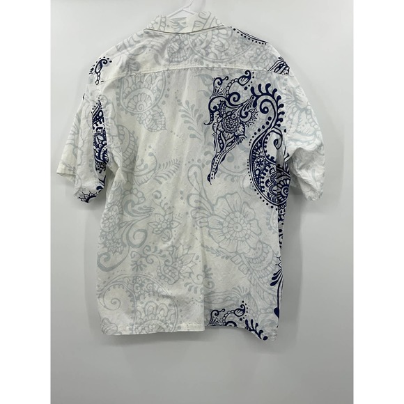 Green Leaf Majul Mens Short Sleeve‎ Shirt Size XL - Picture 2 of 9